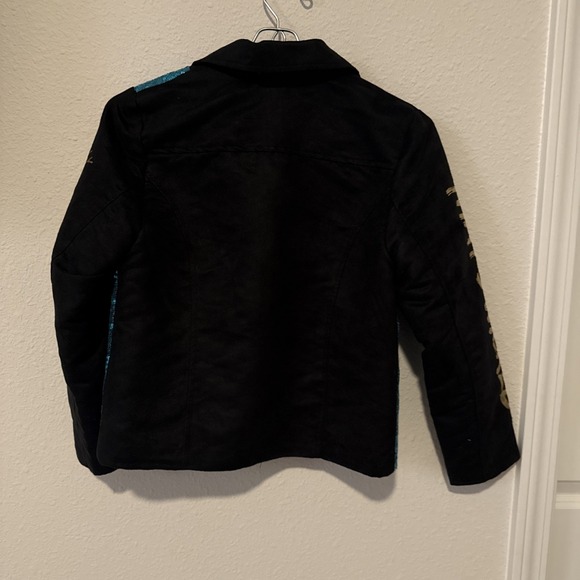 Disney D-Signed Descendants Girls LARGE size "Wickedly Fierce" Uma Moto Jacket - Picture 5 of 5